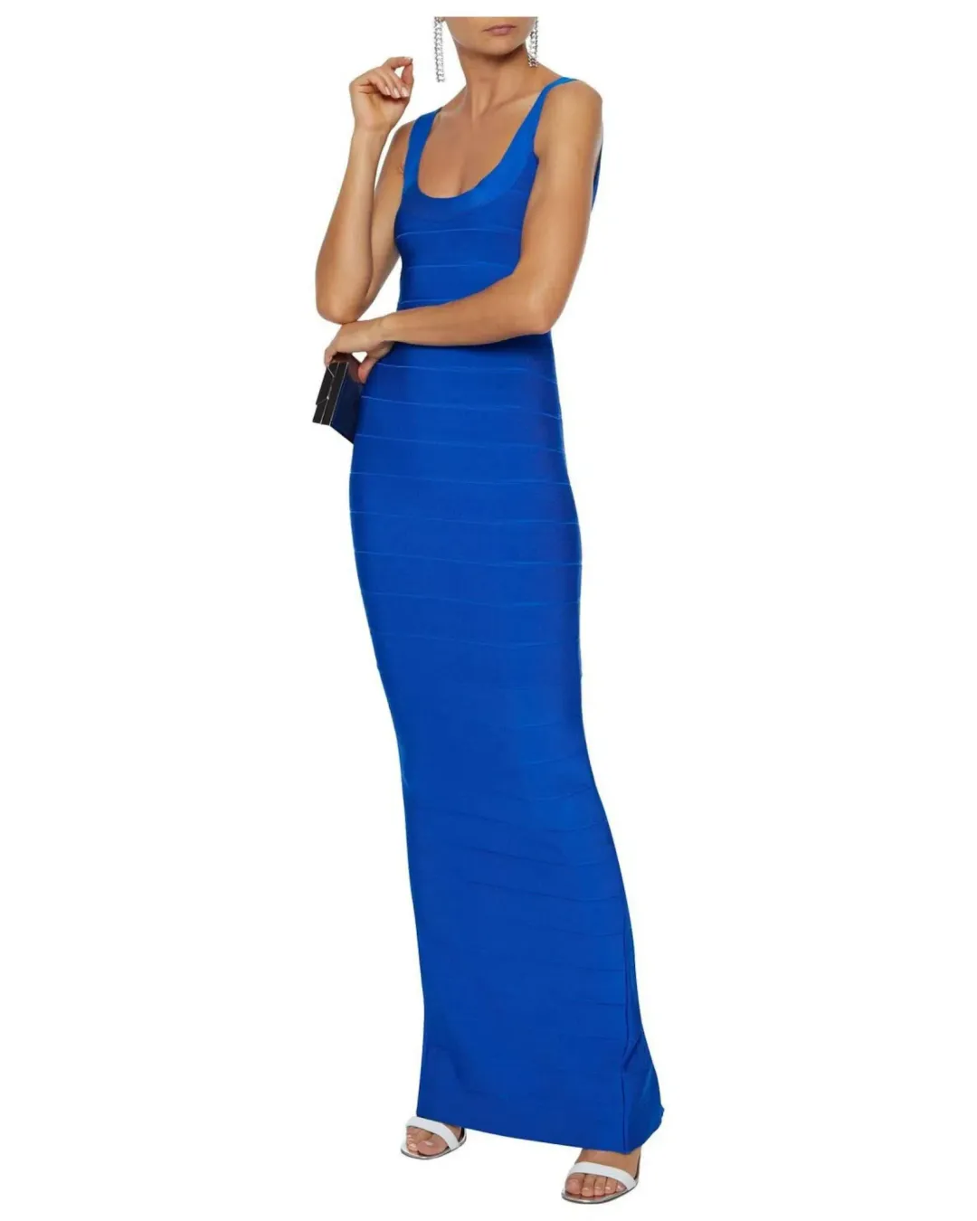 Herve Leger Bandage Gown Blue Size XS / AU 6  for rent on The Volte - main image