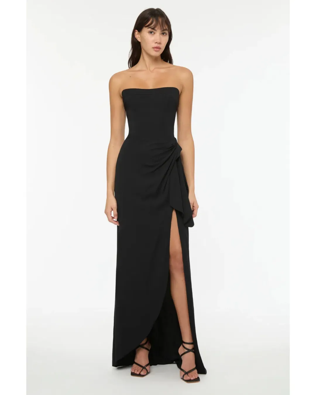 Manning Cartell Asymmetrical Games Gown Black Size AU 6 for rent on The Volte - main image