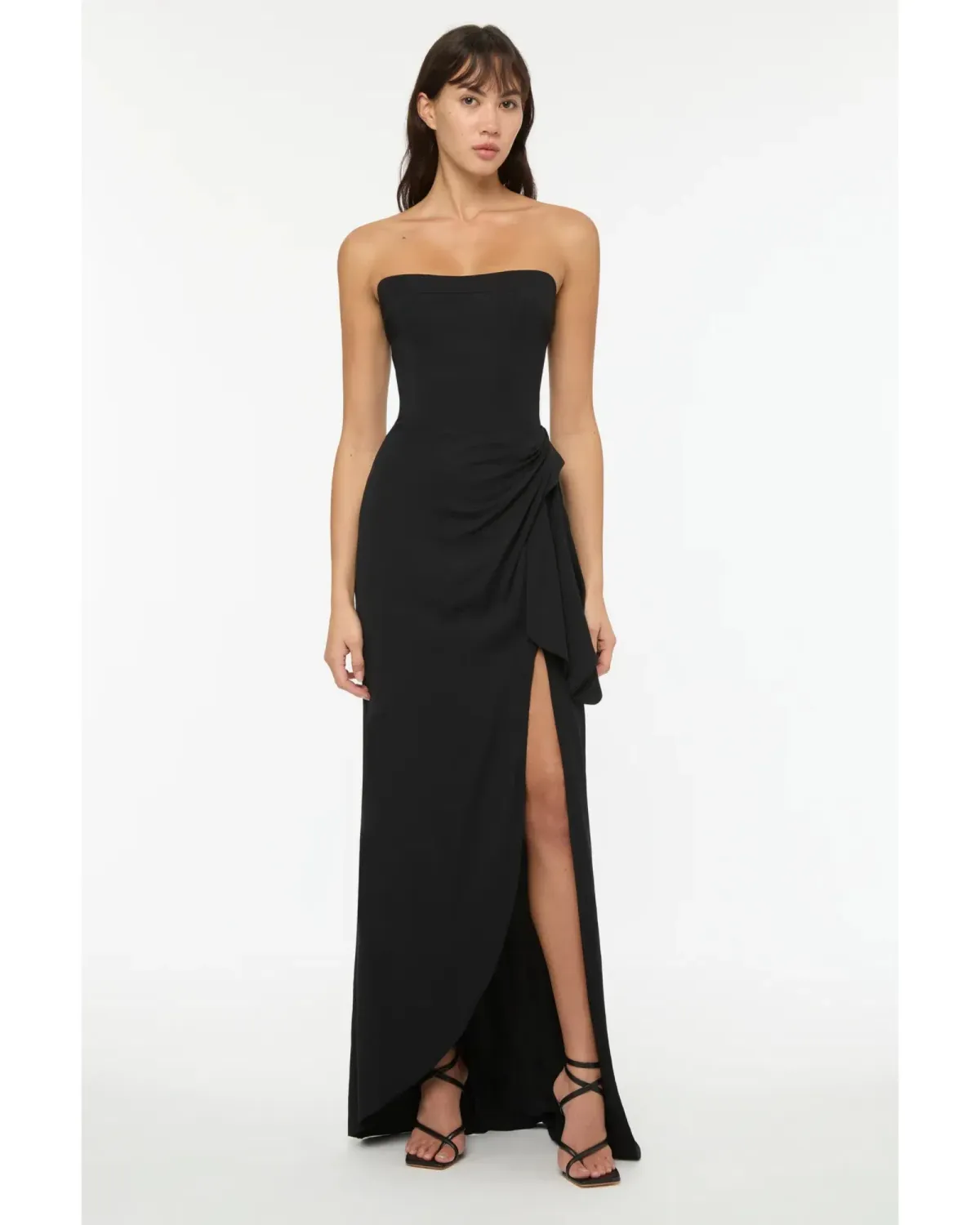 Manning Cartell Asymmetrical Games Gown Black Size AU 6 for rent on The Volte - main image