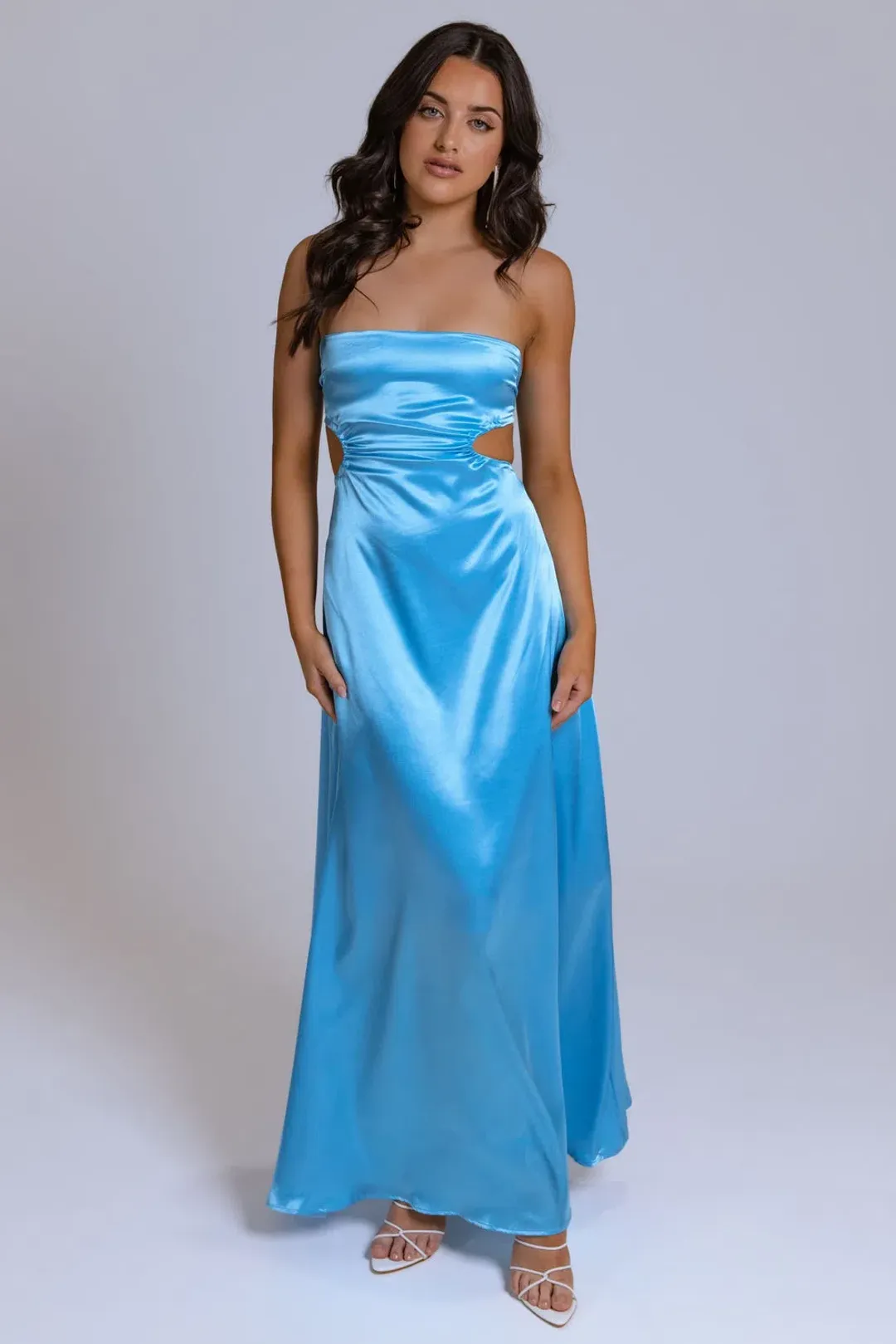 Lane + Sass Luna Dress Blue Size M/ AU 8 for rent on The Volte - main image