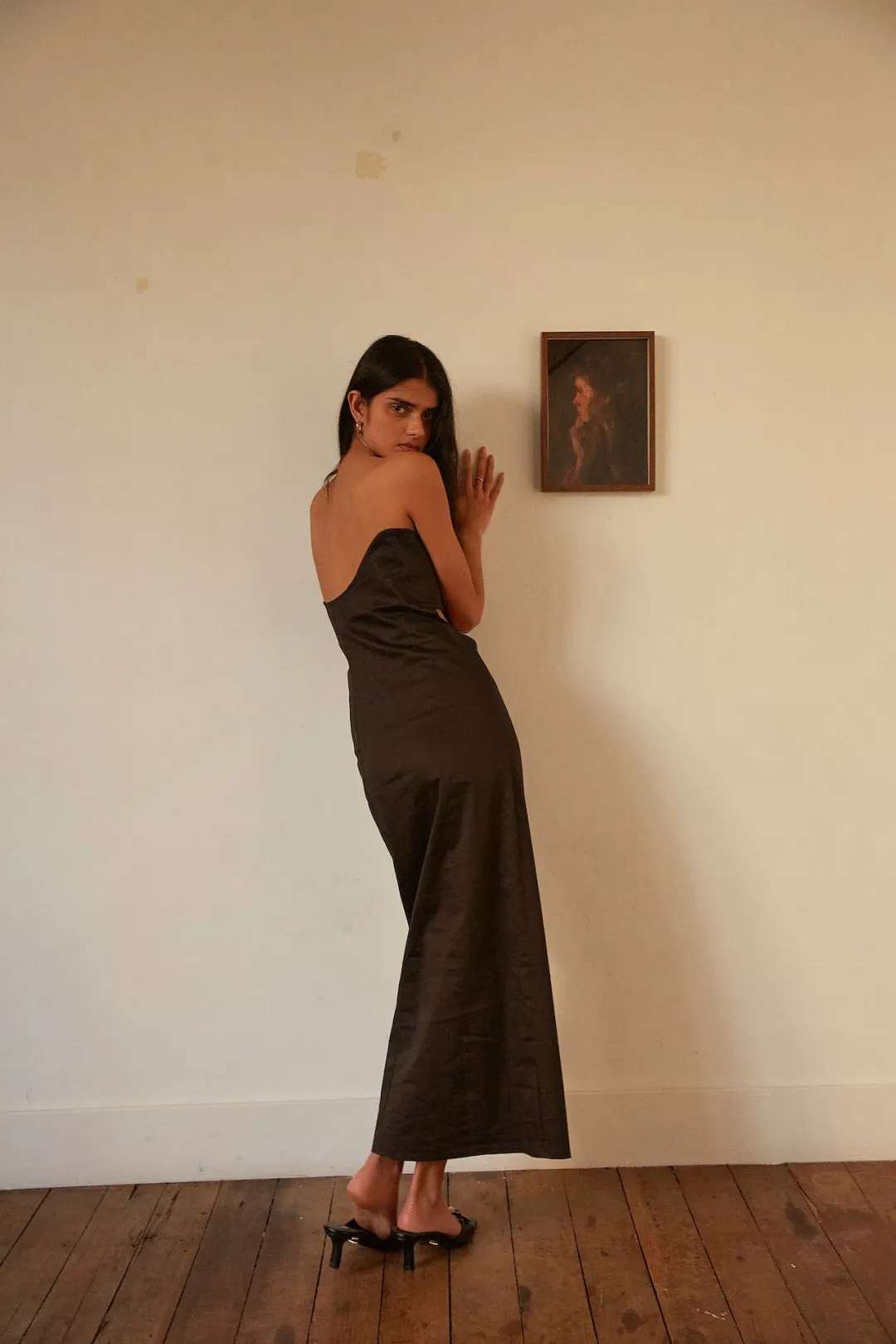 Elaine Hersby Pippa Midi Dress Black Size M / AU 10 for rent on The Volte - main image