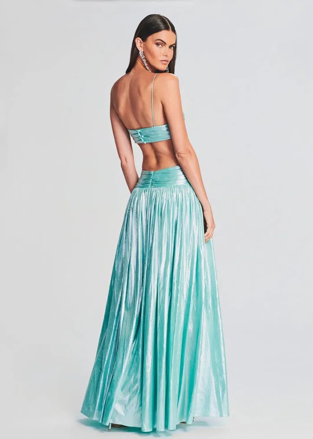 Retrofete Thea Dress Sea Foam Size S / AU 8 for rent on The Volte - main image