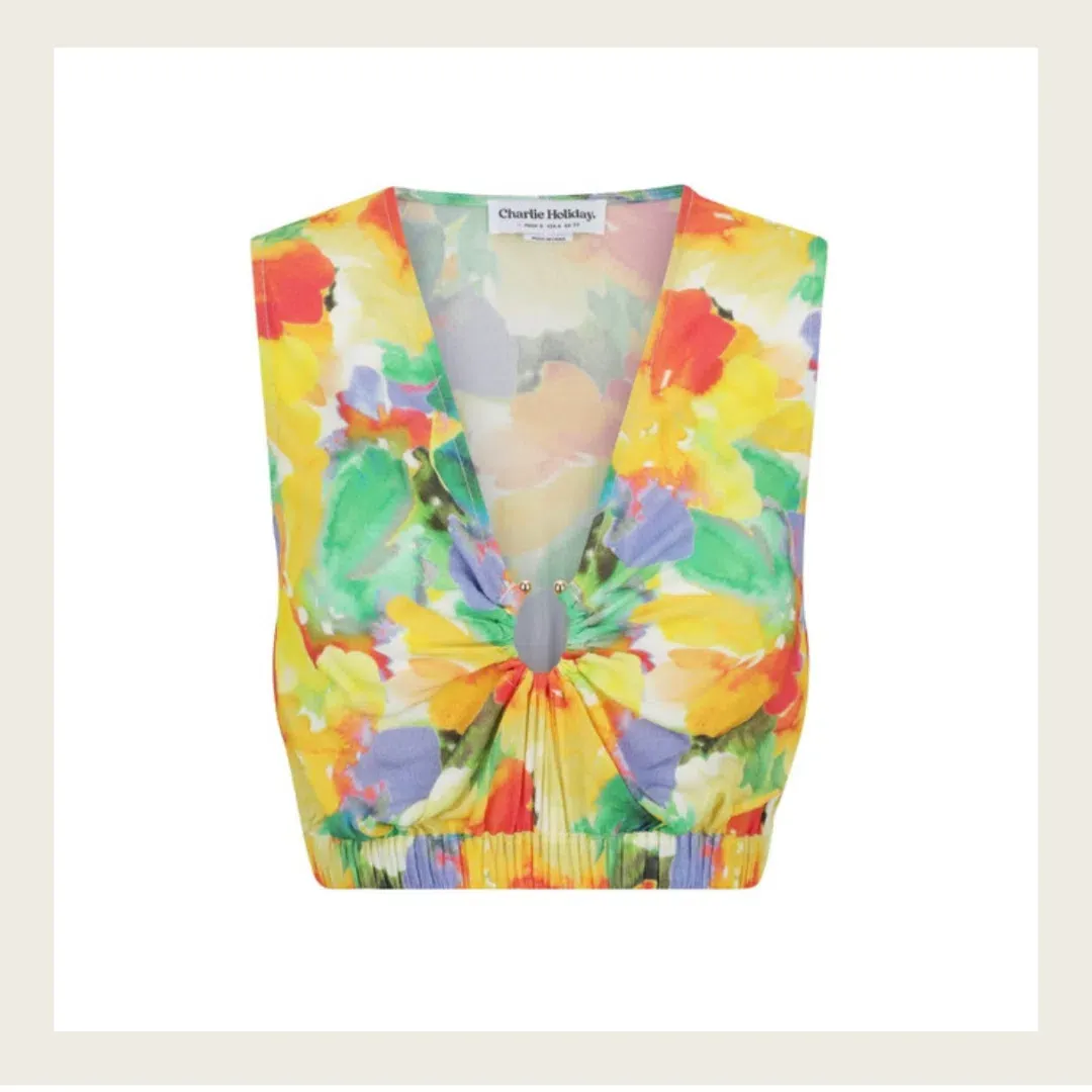 Charlie Holiday Cheyenne Top Size 8 and Skirt Size 6 Multi Set  for rent on The Volte - main image