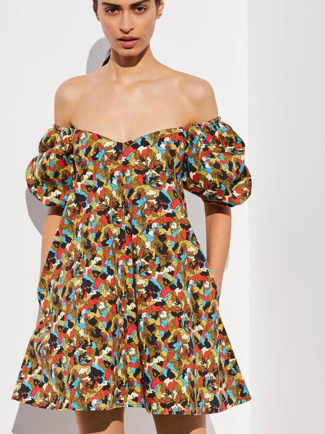 Scanlan Theodore Trapeze Mini Dress Print Size 8 for rent on The Volte - main image