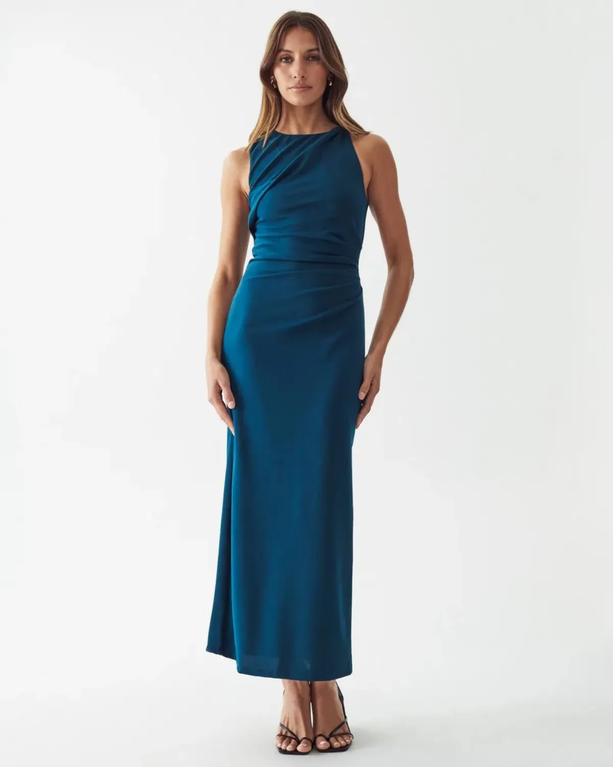 Calia Collection Damiana Midi Dress Teal Size AU 8 for rent on The Volte - main image