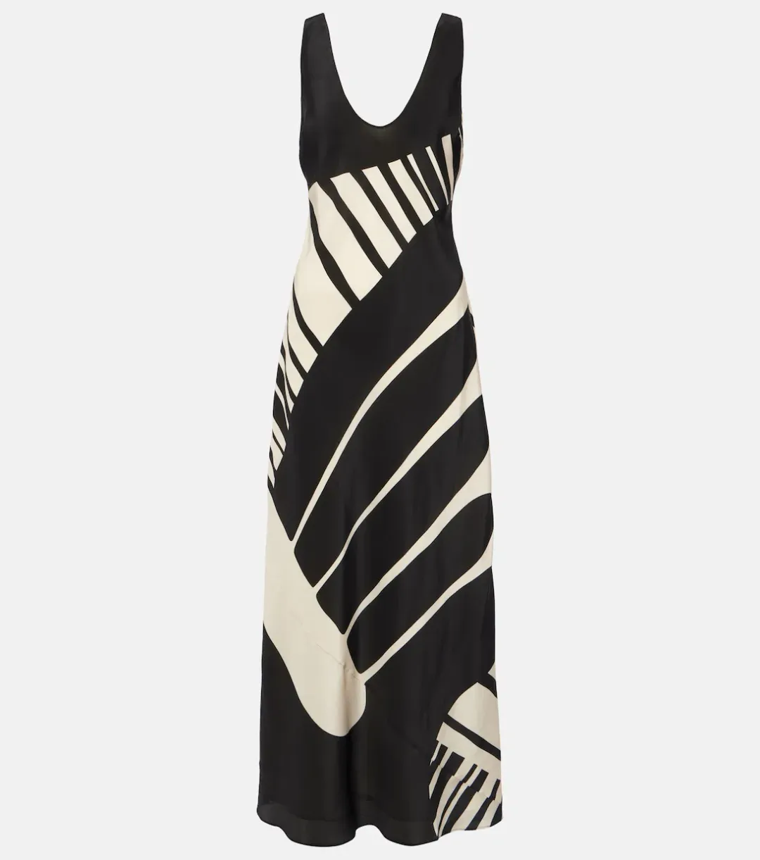 Sir The Label  Arte Printed Silk Satin Slip Dress Multi Size 1 / AU 8 for rent on The Volte - main image