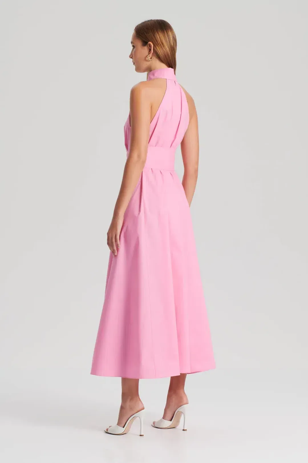 Scanlan Theodore The Parachute Sleeveless Shirt Dress Pink Size  12 for rent on The Volte - main image