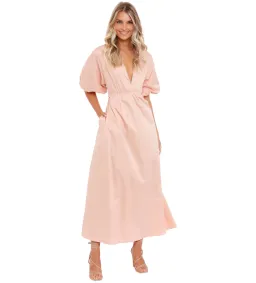 Suboo Rosanna Backless Dress Pink Size 8  for rent on The Volte - image 1