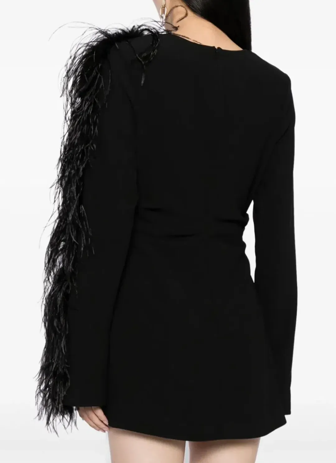 Rachel Gilbert Reina Mini Dress Black Size 3/AU12 for rent on The Volte - main image