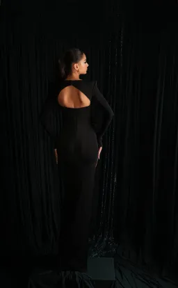 Diba Celina Amaterasu Maxi Dress Black Size AU 12 for rent on The Volte - image 2