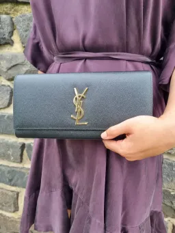 YSL Kate Black Clutch for rent on The Volte - image 4