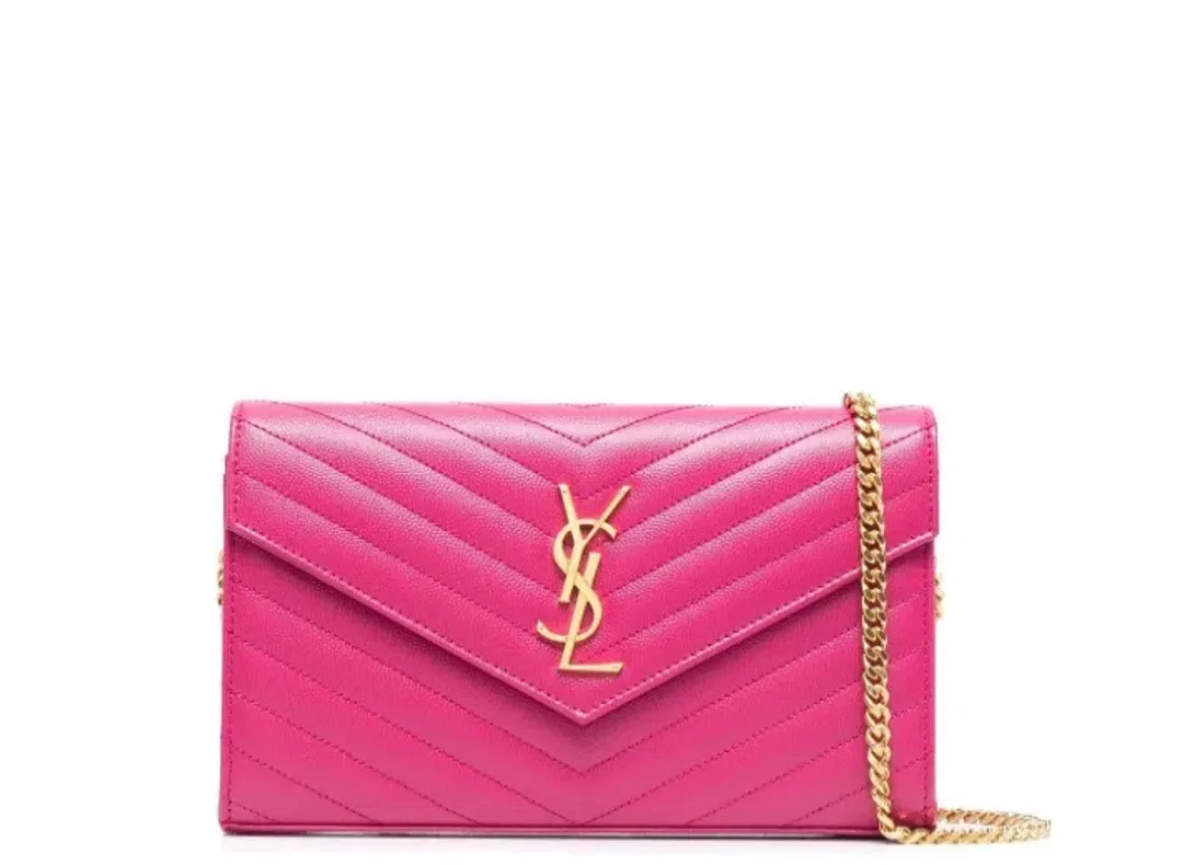YSL Flap Pouch Hot Pink for rent on The Volte - main image