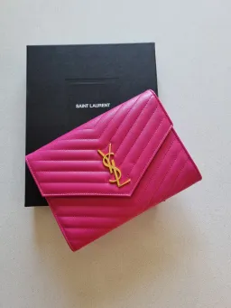 YSL Flap Pouch Hot Pink for rent on The Volte - image 2