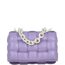 Bottega Veneta Chain Padded Cassette Bag Purple for rent on The Volte - image 6