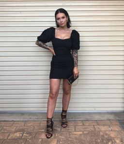 Bec & Bridge Love Addiction Mini Dress Black Size AU 6 for rent on The Volte - image 2