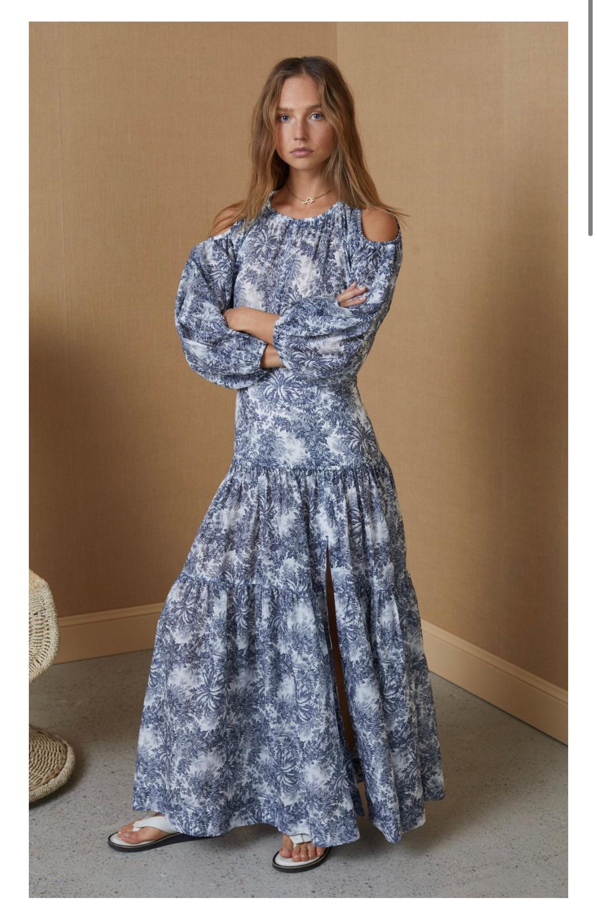 Bec & Bridge - Arianne Long Sleeve Midi Dress for rent on The Volte - main image