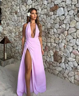 Calia Collection Antonia Dress Soft Pink Lilac Size 8 for rent on The Volte - image 6