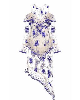 Alice McCall Mirage Gown Nude Blue Size 8 for rent on The Volte - image 5
