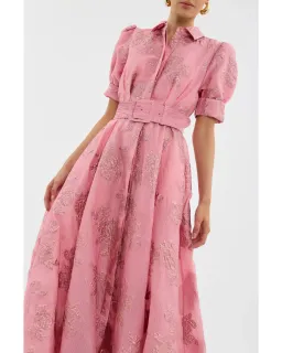 Rebecca Vallance Annette Button Gown Pink Size AU 10 for rent on The Volte - image 3