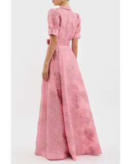 Rebecca Vallance Annette Button Gown Pink Size AU 10 for rent on The Volte - image 4