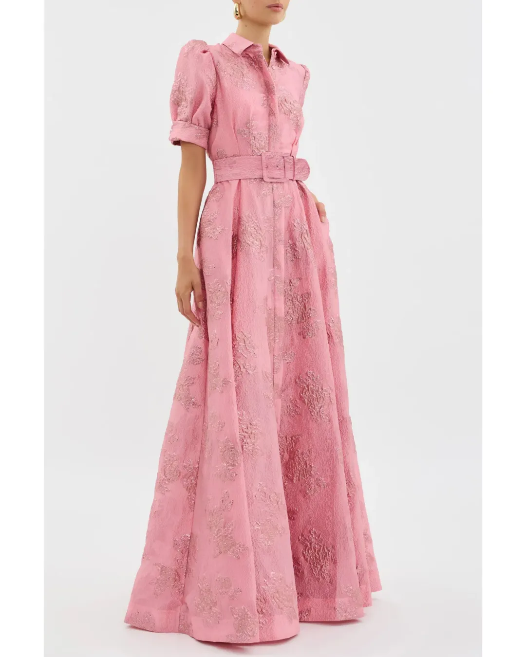 Rebecca Vallance Annette Button Gown Pink Size AU 10 for rent on The Volte - main image