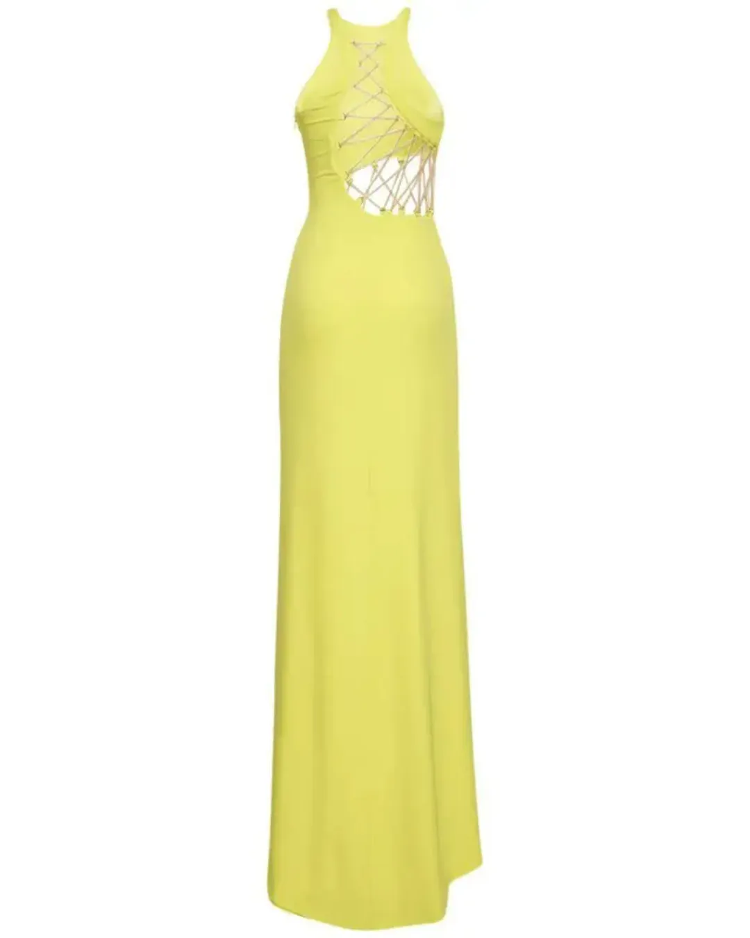 Dundas Ross Dress Yellow Size AU 8 for rent on The Volte - main image
