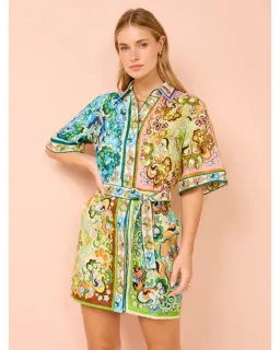 Alemais Dreamer Mini Dress in Multi Size AU 8 for rent on The Volte - image 2