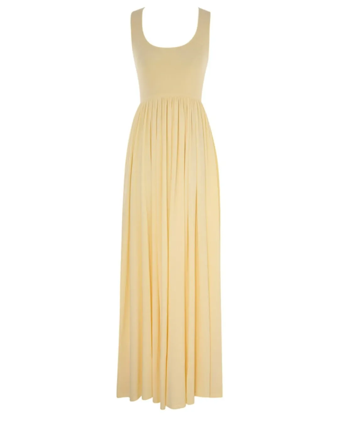 Zimmermann Harmony Metallic Tank Dress in Lemon Size 1 / AU 10 for rent on The Volte - main image