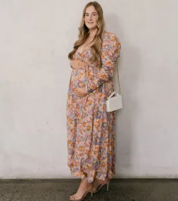 Zimmermann Violet Twist Front Midi Dress Multi Floral Size 4 / AU 12-14 for rent on The Volte - image 5