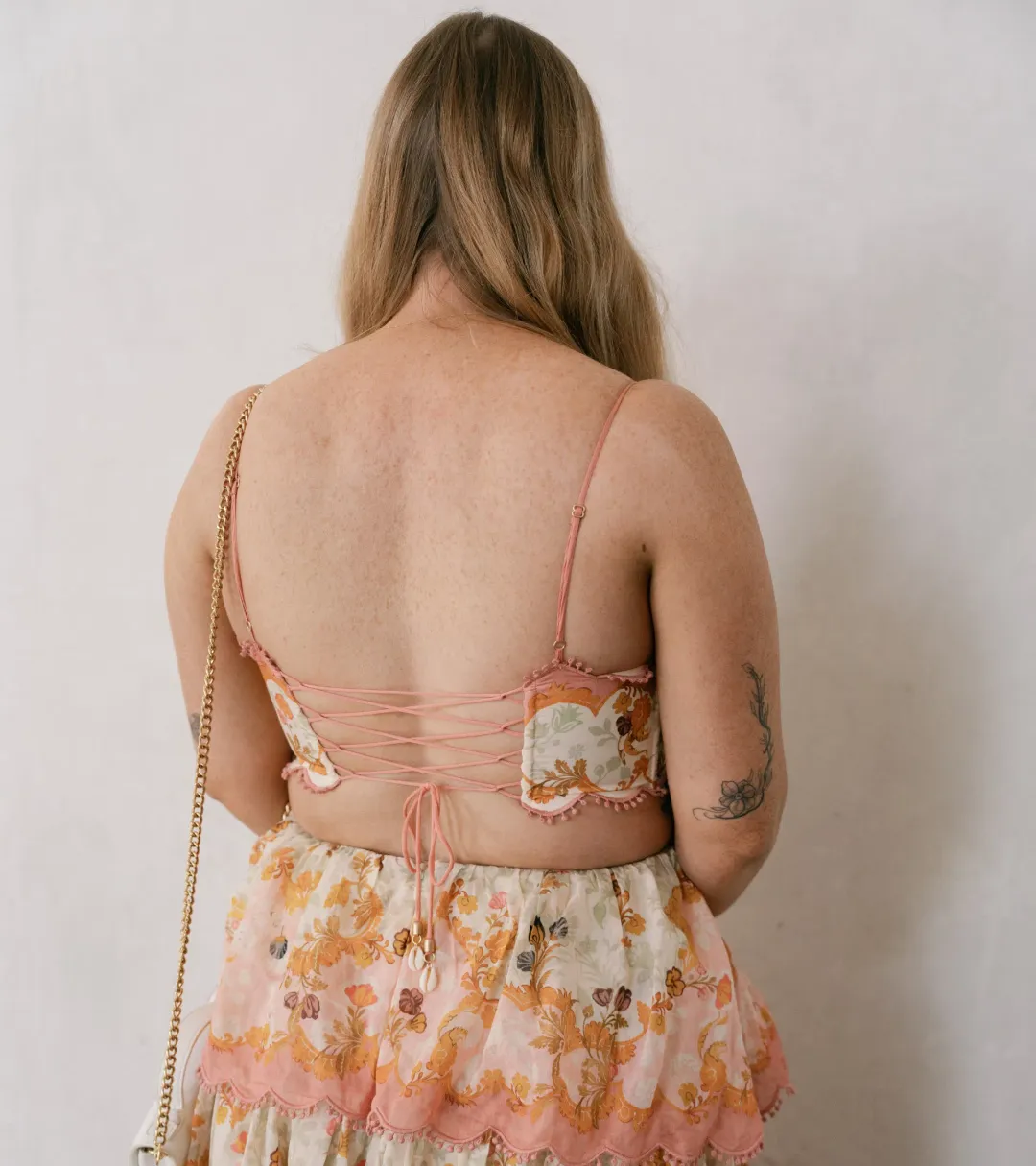 Zimmermann Laurel Frill Midi Dress Floral Size 4 / AU 12-14 for rent on The Volte - main image