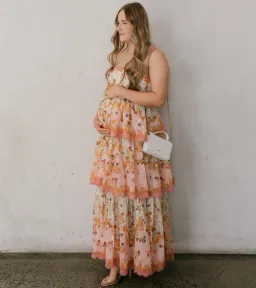 Zimmermann Laurel Frill Midi Dress Floral Size 4 / AU 12-14 for rent on The Volte - image 3
