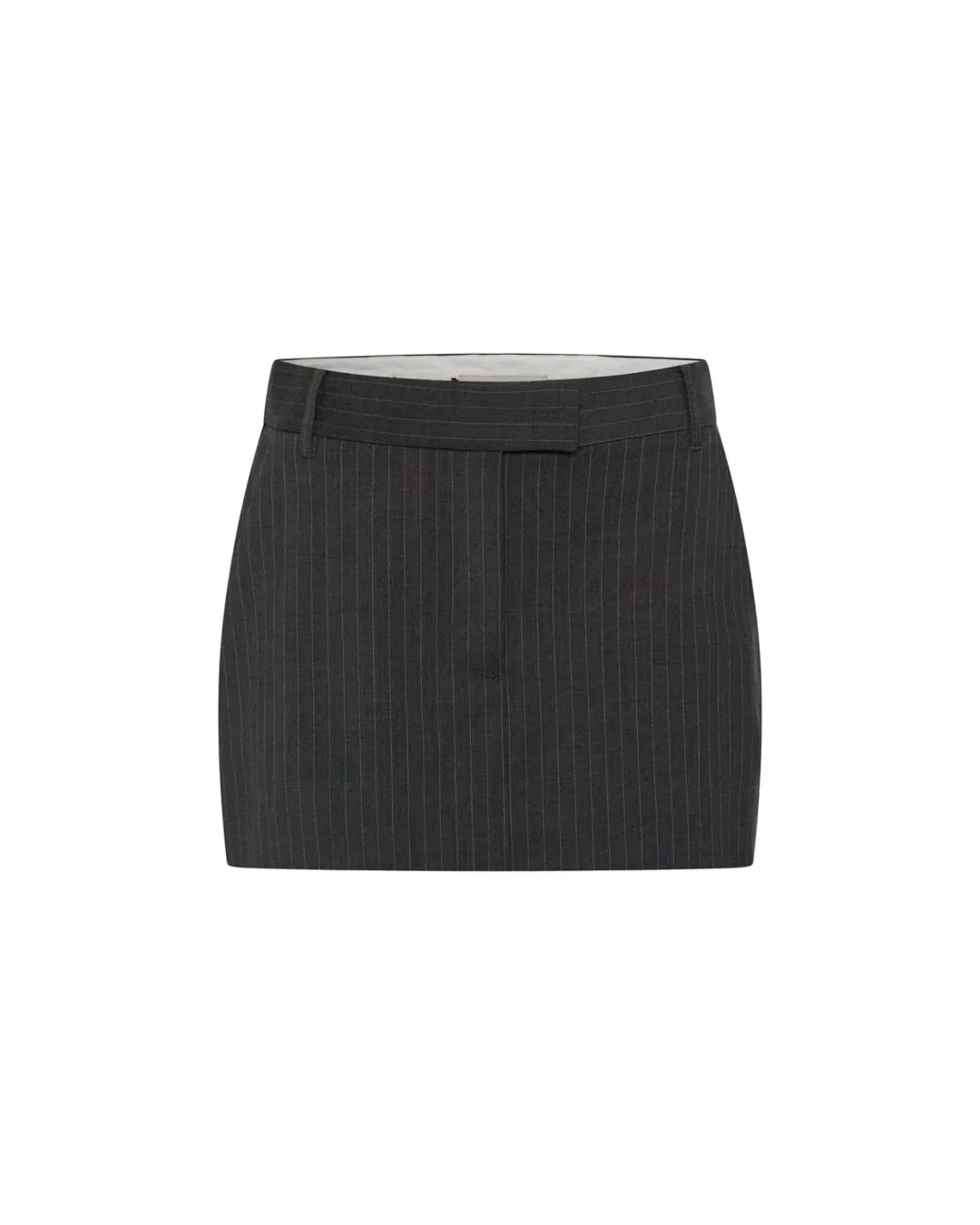 Camilla and Marc Brancusi Blazer and Mini Skirt Set in Charcoal Pinstripe Size AU 6 for rent on The Volte - main image