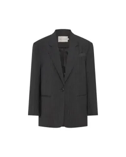 Camilla and Marc Brancusi Blazer and Mini Skirt Set in Charcoal Pinstripe Size AU 6 for rent on The Volte - image 7