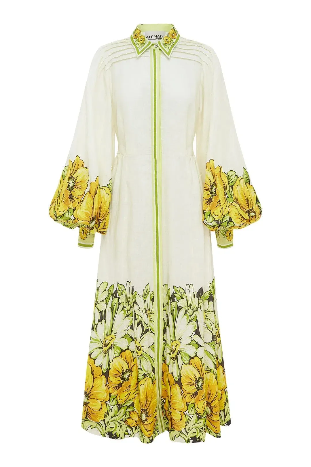 Alemais Gisela Shirtdress Floral Size AU 16 for rent on The Volte - main image