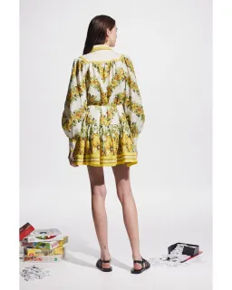 Alemais Gisela Mini Dress Print Size AU 14 for rent on The Volte - image 4