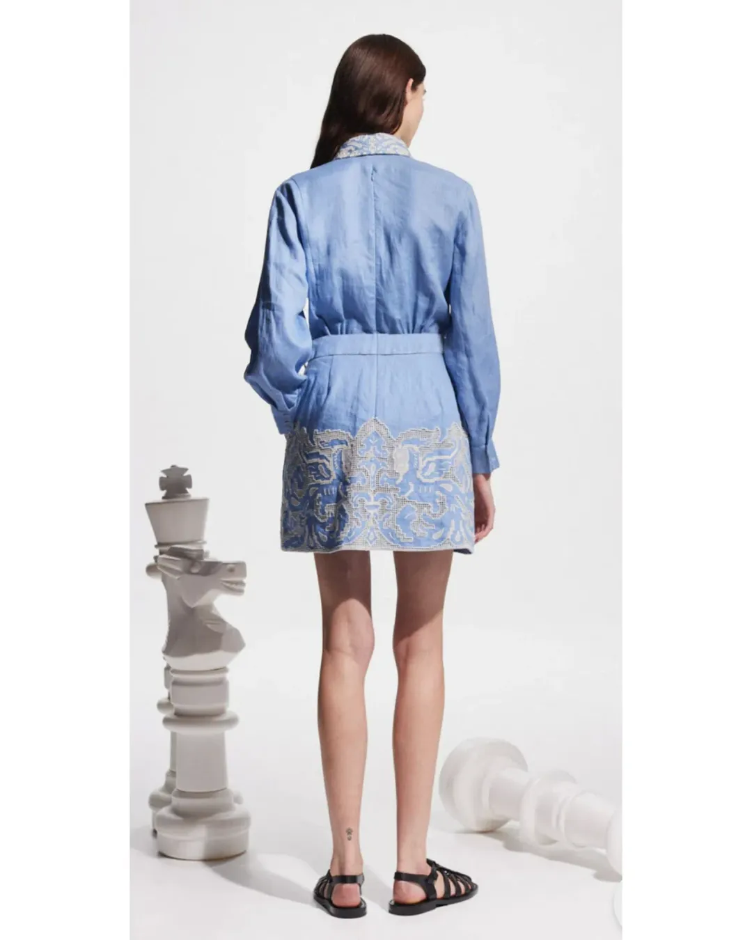 Alemais Arion Mini Dress Print Size AU 14 for rent on The Volte - main image