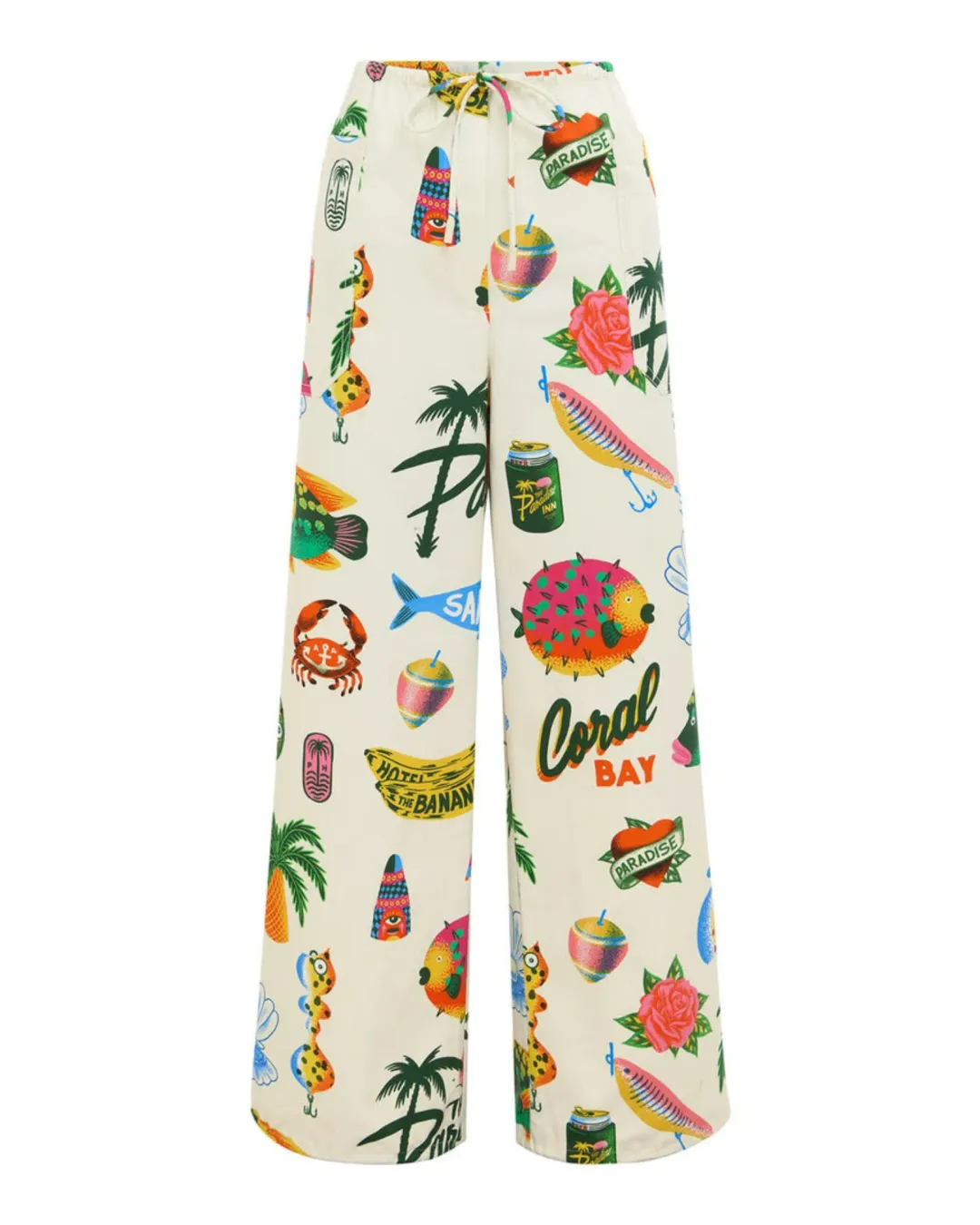 Alemais Samaki Crop Top and Pants Print Size AU 14 for rent on The Volte - main image