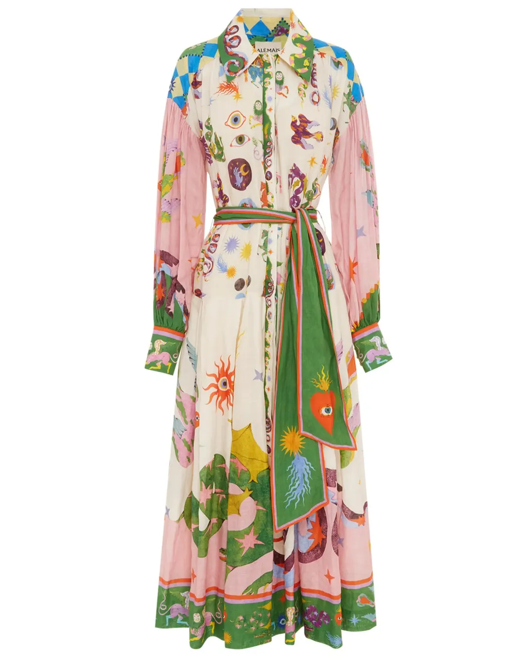 Alemais Seeker Shirtdress Multi Size AU 14 for rent on The Volte - main image