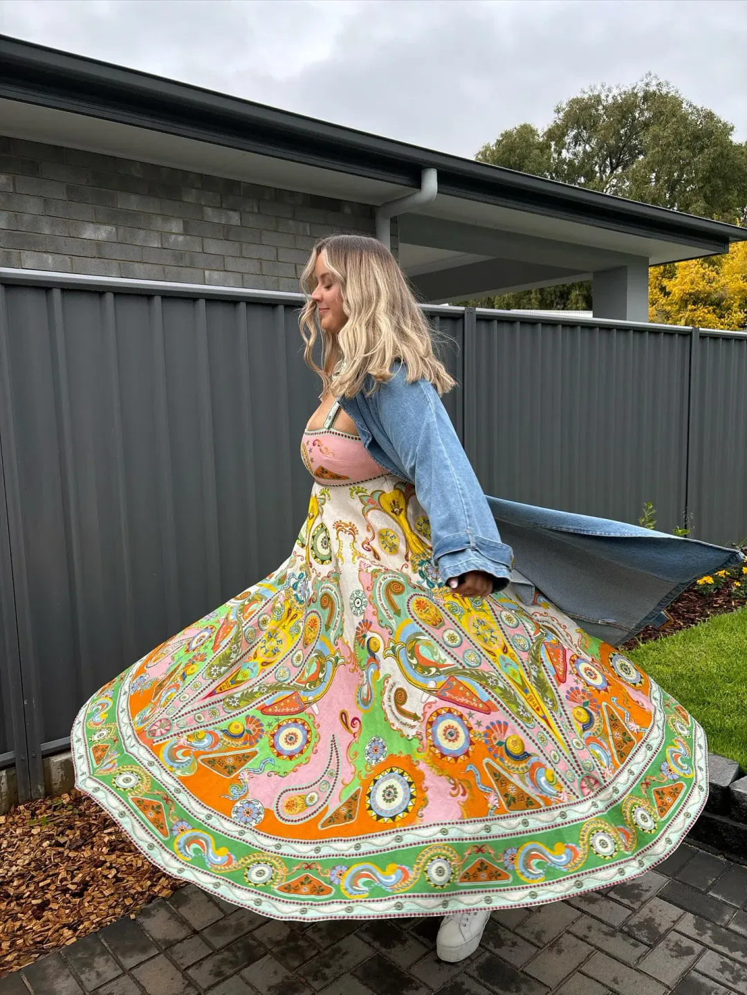 Alemais Pinball Sundress Multi Size 16 for rent on The Volte - main image
