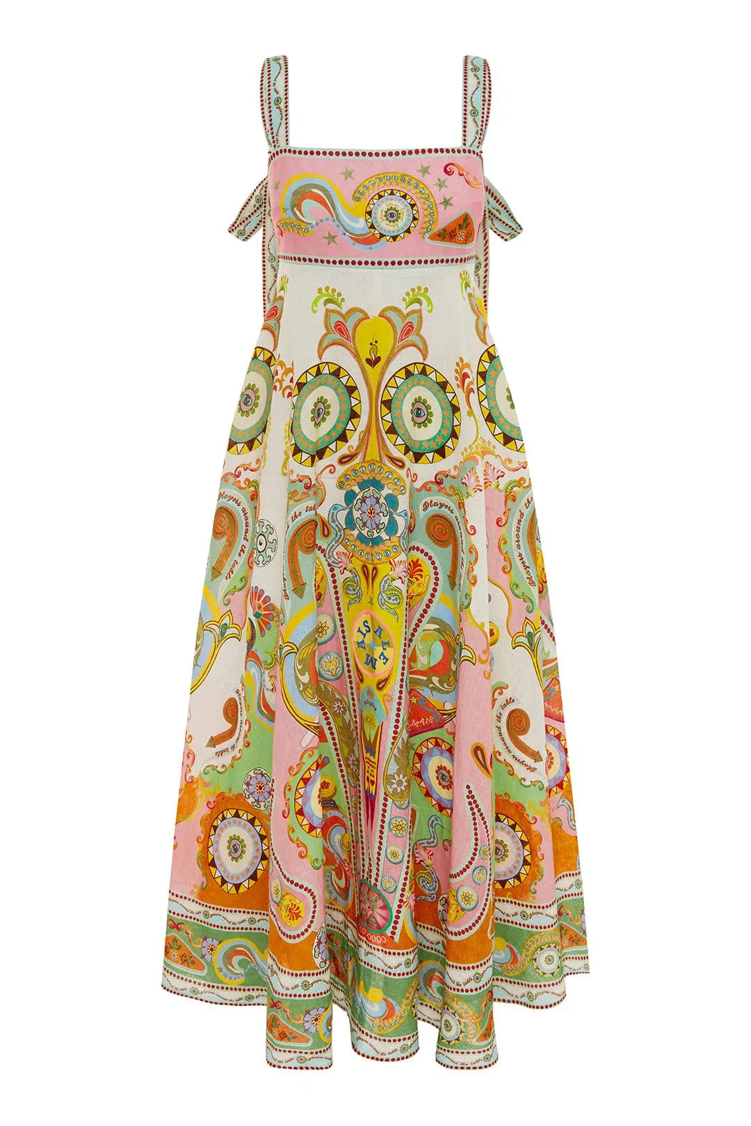 Alemais Pinball Sundress Multi Size 16 for rent on The Volte - main image