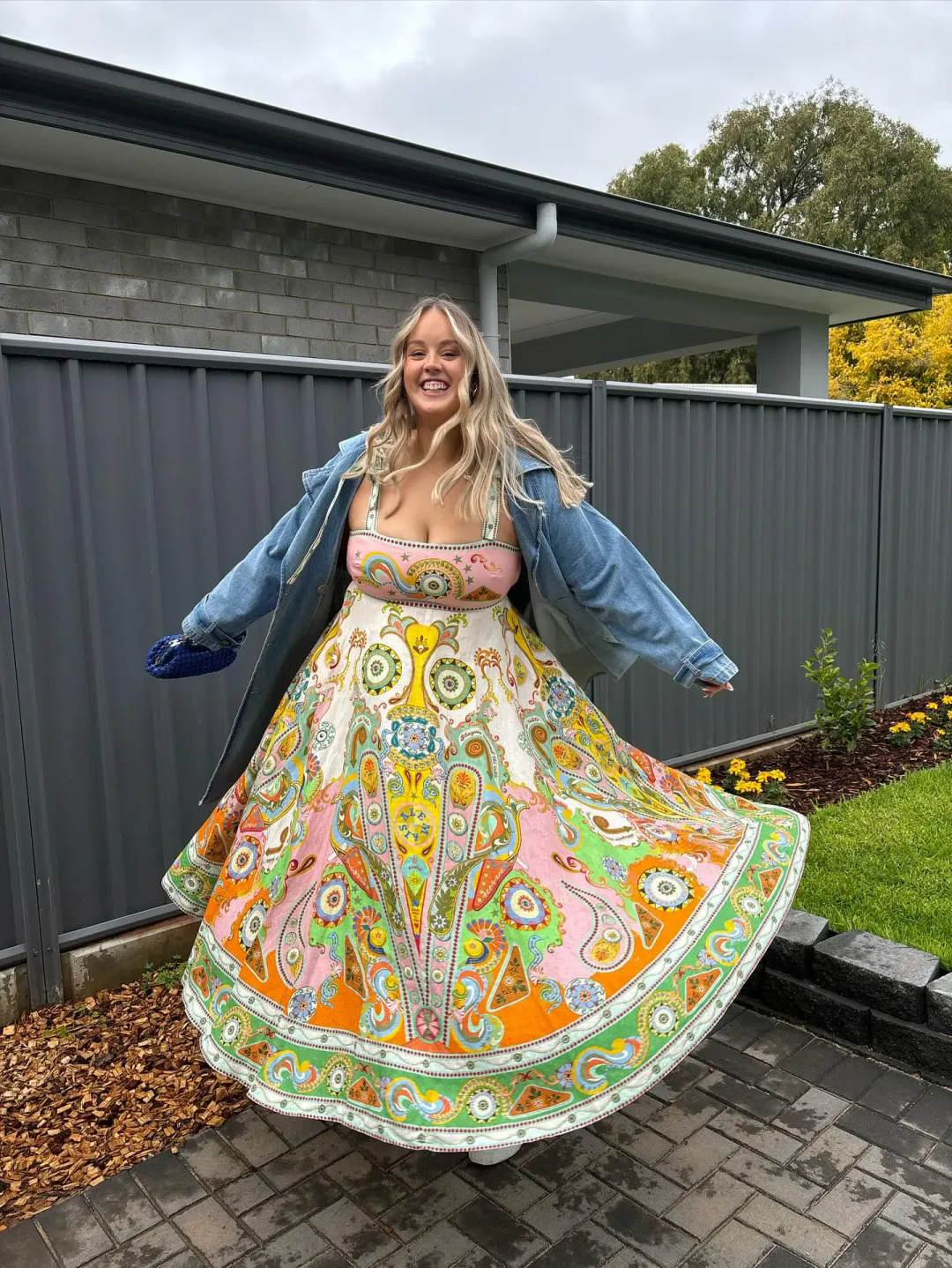 Alemais Pinball Sundress Multi Size 16 for rent on The Volte - main image