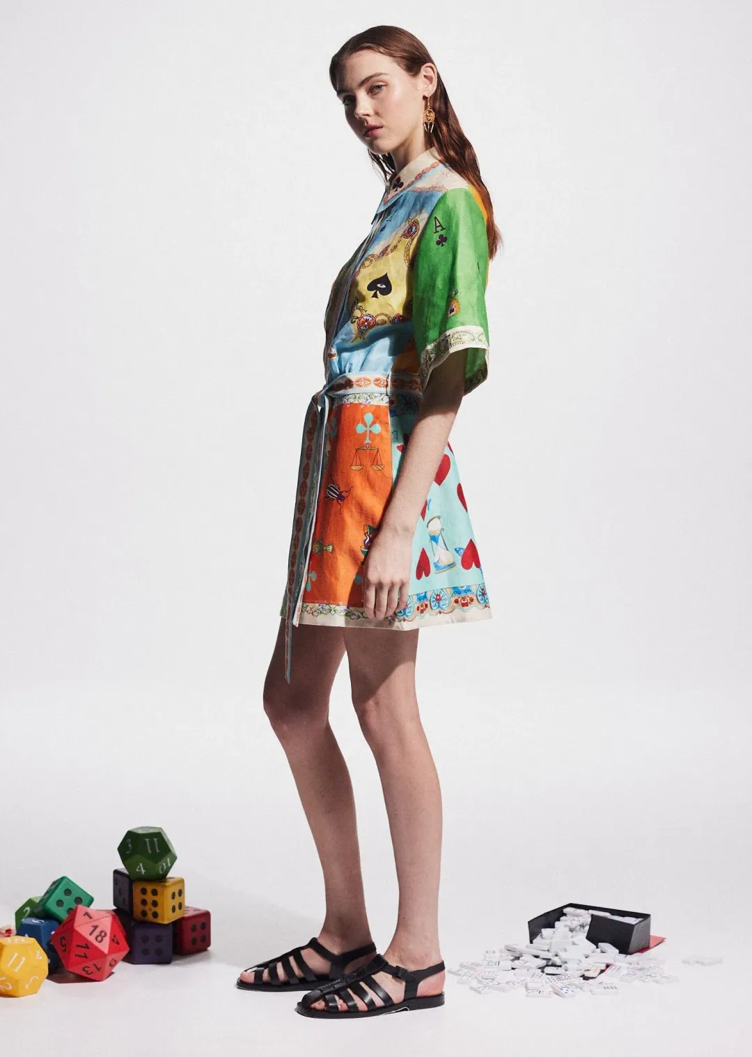 Alemais Rummy Mini Dress Multi Size 14 for rent on The Volte - main image