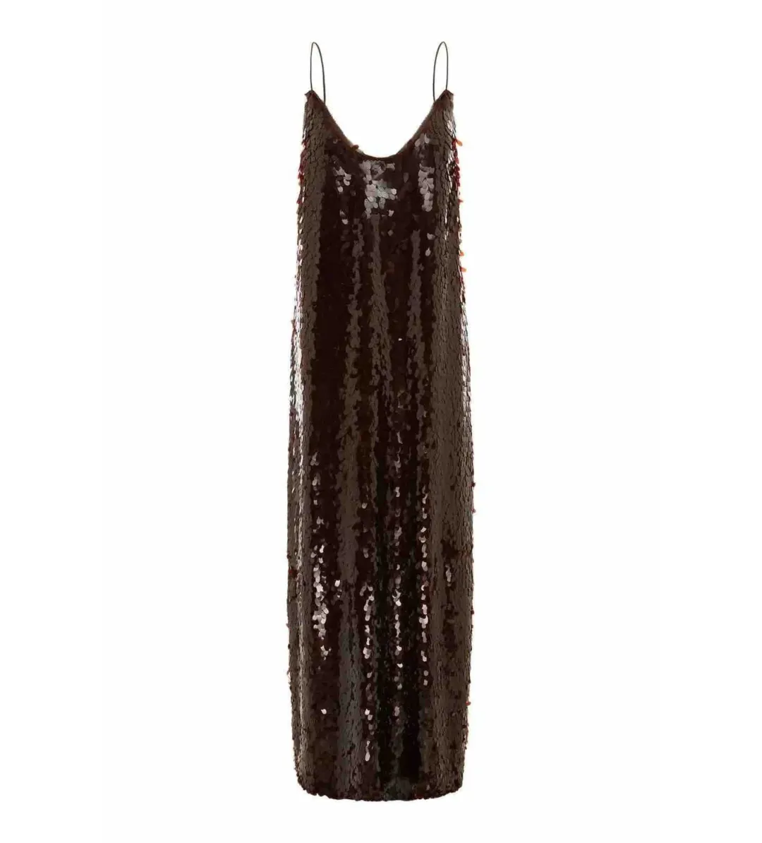 Alemais Geanie Sequin Gown In Chocolate Size 14  for rent on The Volte - main image