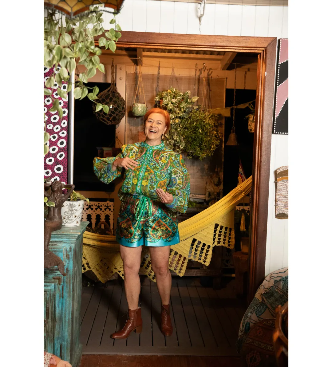 Alémais Sofie Blouse and Shorts Set Size 16 for rent on The Volte - main image