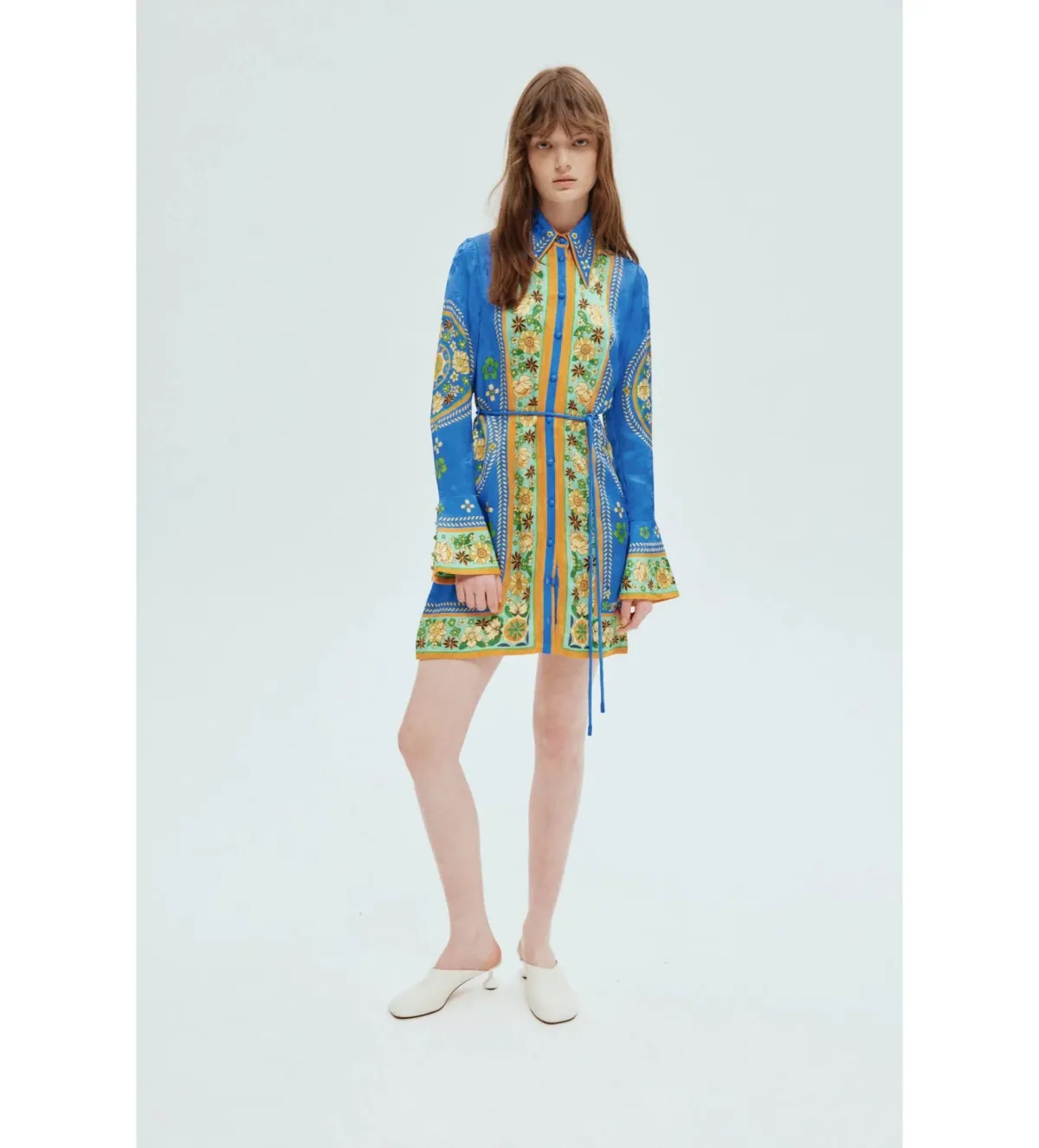Alemais Linda Mini Dress Multi Floral Size 16 for rent on The Volte - main image