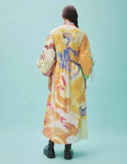 Alemais Luca Midi Shirt Dress Multi Size 16 for rent on The Volte - image 2