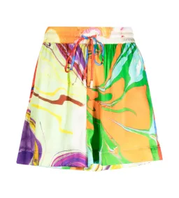 Alemais Luca Silk Shirt and Short Set Multi Size 16 for rent on The Volte - image 7