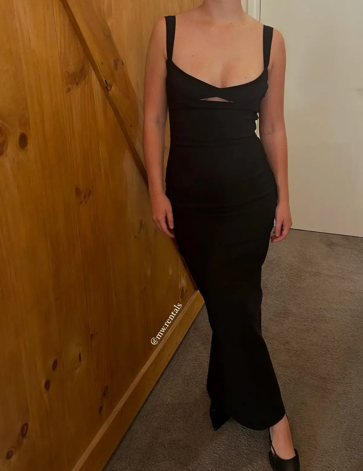 Maddison Grace Bianco Dress Black AU 8 for rent on The Volte - main image