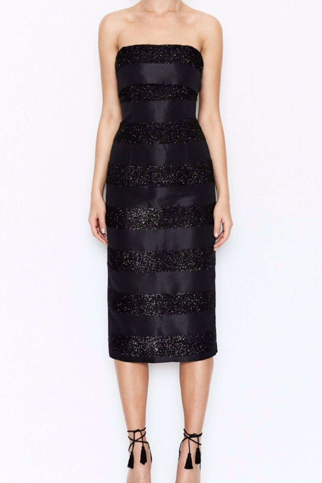 Alice McCall The Monroe Dress Black Size 10 for rent on The Volte - main image