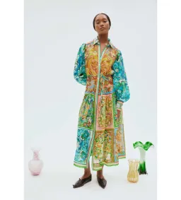 Alemais Dreamer Shirtdress Multi Size 16 for rent on The Volte - image 1
